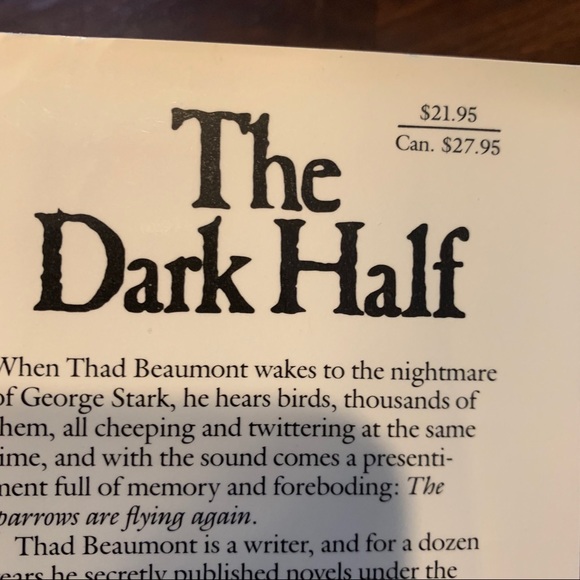 Stephen King The Dark Half 1st Edition - Picture 6 of 11